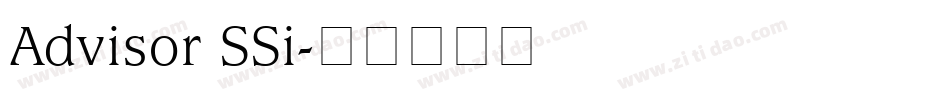 Advisor SSi字体转换
